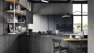 cucina moderna in legno