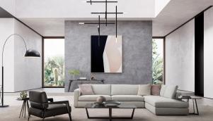 moderno soggiorno con divani