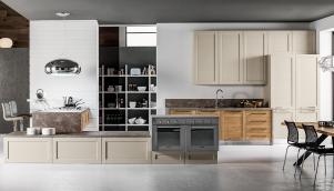 cucina con materiale diverso