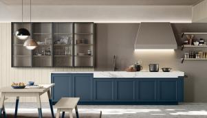 cucina moderna con marmo